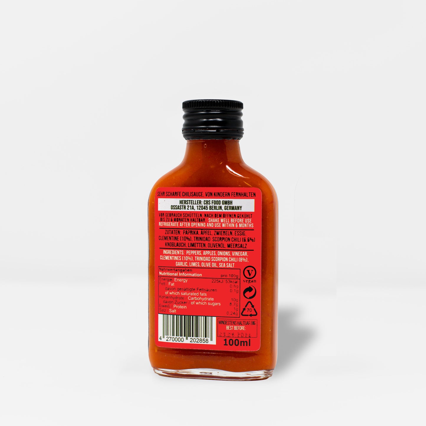 TRINIDAD SCORPION & CLEMENTINE HOT SAUCE