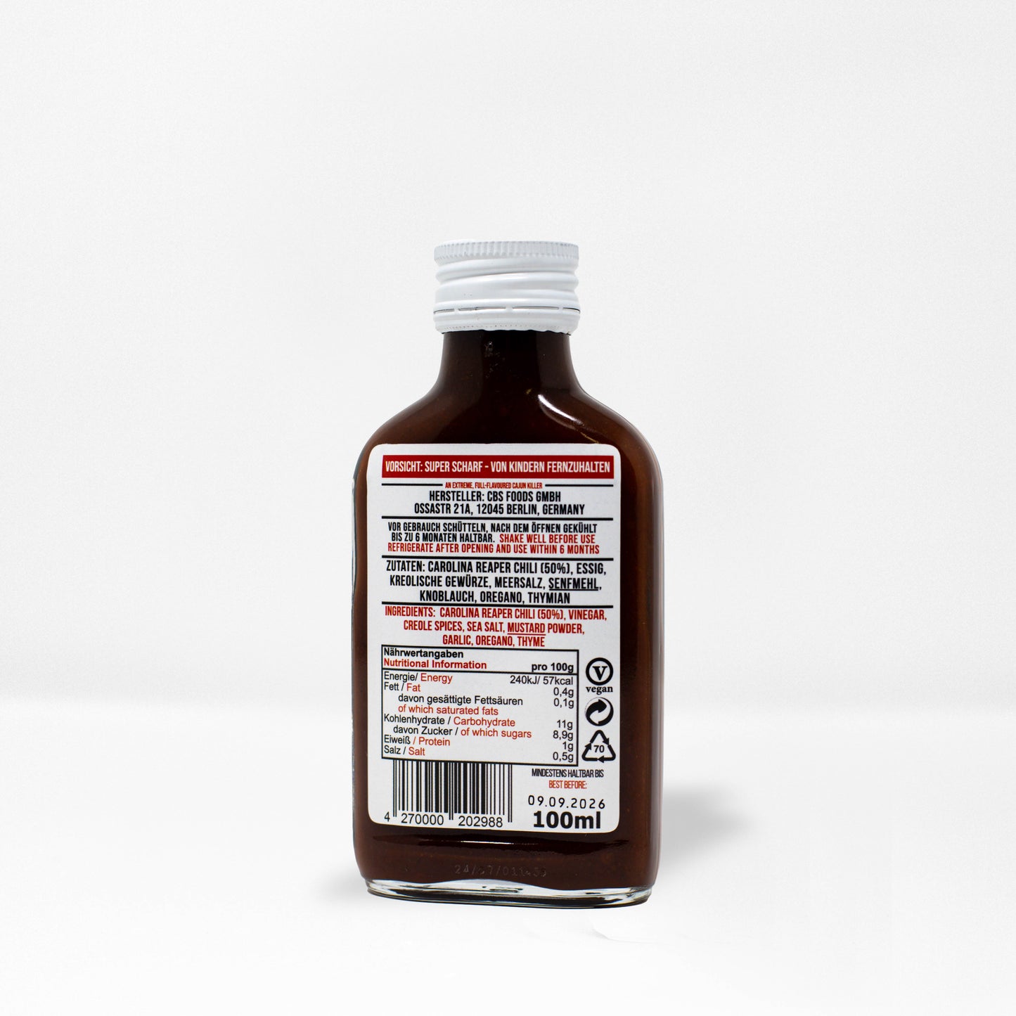 SUPERHOT REAPER FERMENTED CHILI SAUCE